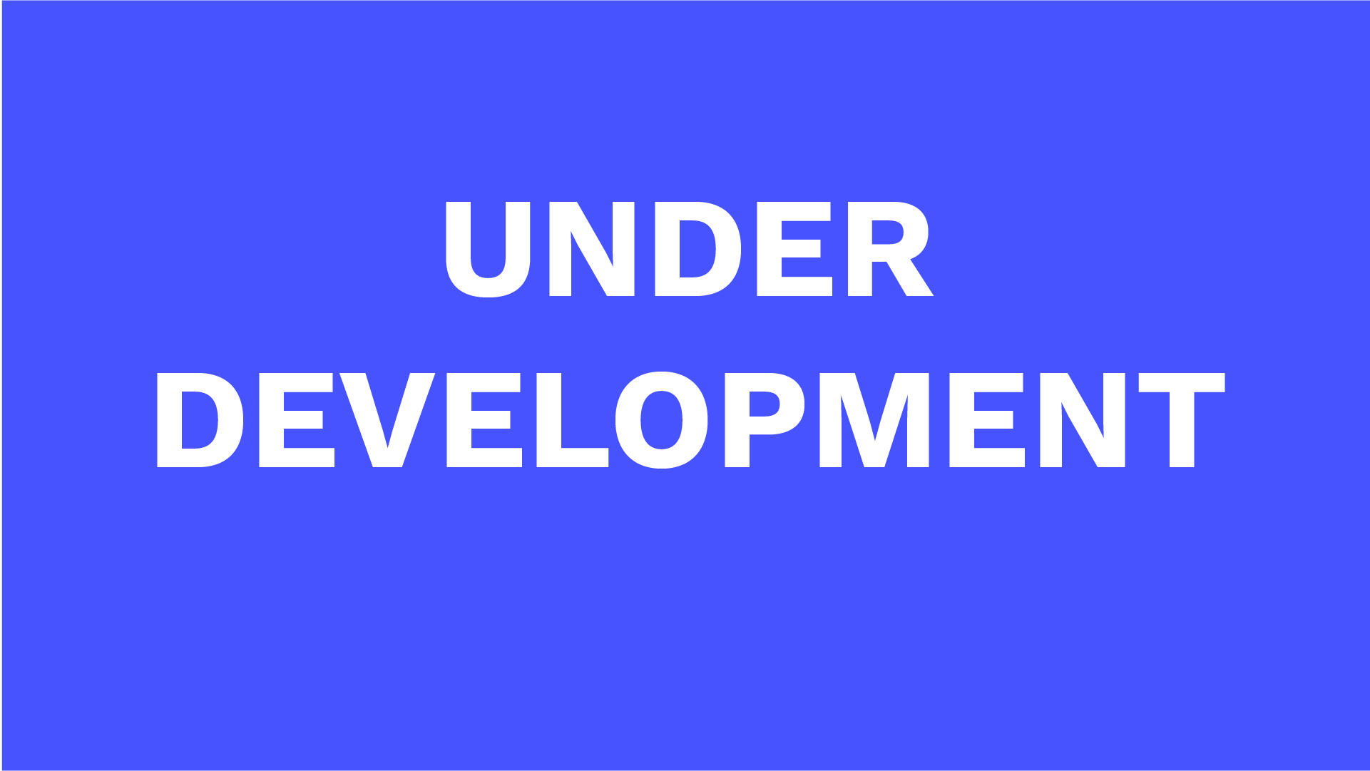 This project is under development